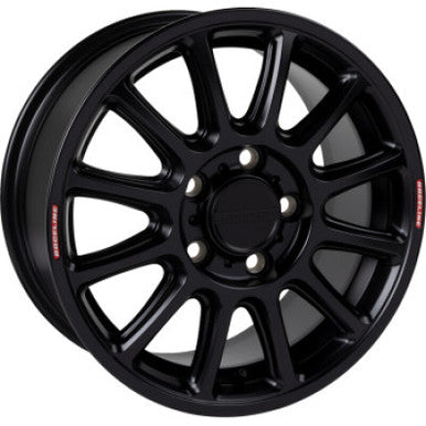 Raceline A14VB Alpha 15x7in/5x114.3 BP/56mm Offset/68mm Bore - Satin Black Wheel - A14VB-57012+56