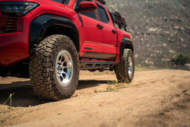 DV8 Offroad 24-25 Toyota Tacoma Double Cab Rock Sliders - SRTT1-04