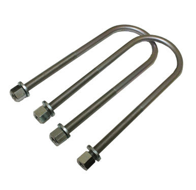 MaxTrac 98-09 Ford Ranger 2WD Rear U-Bolts for 1in/3in Lift Blocks - 10.75in x 3.00in x 1/2in - 910203L