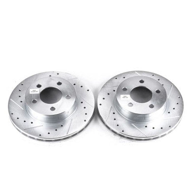 Power Stop 95-01 Ford Explorer Front Evolution Drilled & Slotted Rotors - Pair - AR8554XPR
