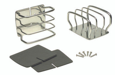 Kentrol 76-06 Jeep Wrangler YJ/TJ Taillight Guard Pair CJ - Polished Silver - 30497