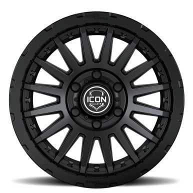 ICON Recon Pro 18x9 6 x 5.5 25mm Offset 6in BS 95.1mm Bore Satin Black Wheel - 23618909060SB