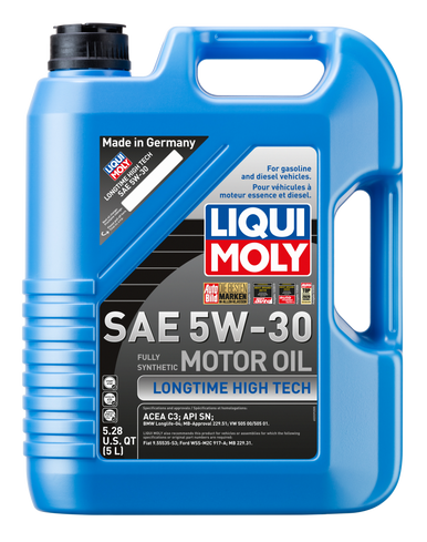 LIQUI MOLY 5L Longtime High Tech Motor Oil SAE 5W30 - 2039