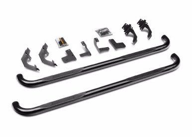 Go Rhino 15-20 Ford F-150 4000 Series SideSteps - Cab Length - Black - 4155B