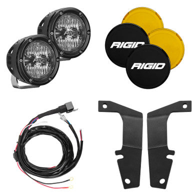 Rigid Industries 10-20 Toyota 4Runner A-Pillar Light Kit w/4in. 360-Series Drive - 46704