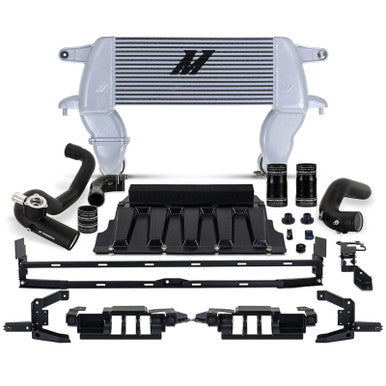 Mishimoto 2021+ Bronco 2.3L High Mount INT Kit SL Core BK Pipes - MMINT-BR23-21HKSLBK
