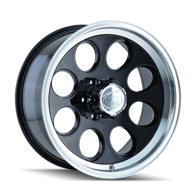 ION Type 171 18x9 / 6x139.7 BP / 0mm Offset / 106mm Hub Black/Machined Wheel - 171-8983B