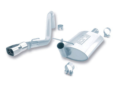 Borla 91-95 Jeep Wrangler YJ 4.0L 6cyl 4WD 2Dr SS Single Right Rear Exit Cat-Back Exhaust - 14364