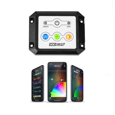 XK Glow Dash Surface Mount XKCHROME Controller Kit - XK-CHROME-DM-KIT