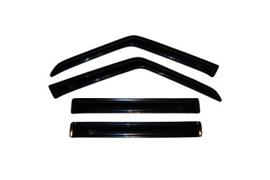 AVS Ventvisor Window Deflectors 4pc For 1984-01 Jeep Cherokee (4 Door Excl. Limited Model) - Smoke - 94212