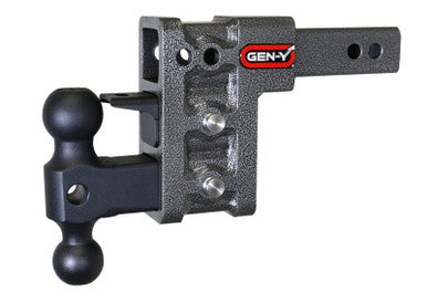 Gen-Y Mega Duty 2in Shank 5in Drop 1.5K TW 10K Hitch w/GH-031 Dual-Ball/GH-032 Pintle Lock - GH-323