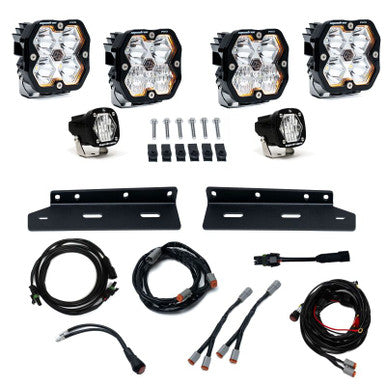 Baja Designs 21-25 Ford Raptor Squadron Pro 2.0/S1 Fog Pocket Kit (Multi Patterns) - Clear - 440020