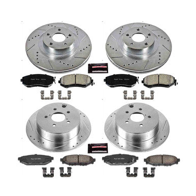 Power Stop 16-17 Subaru Crosstrek Front & Rear Z23 Evolution Sport Brake Kit - K6762
