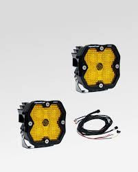 Baja Designs Squadron 2.0 Sport LED Work/Scene (Pair) - Baja Amber - 5578162