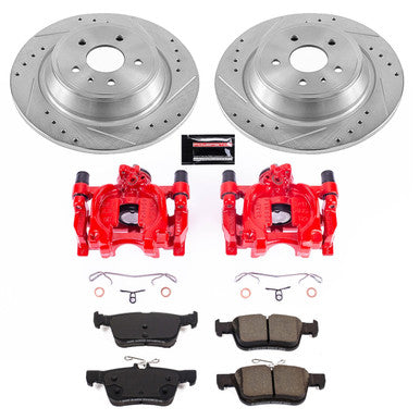 Power Stop 17-19 Ford Escape Rear Z23 Evolution Sport Brake Kit w/Calipers - KC7723
