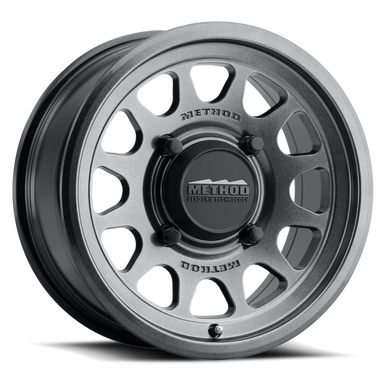 Method MR414 Bead Grip 15x7 / 4+3/13mm Offset / 5x4.5 / 76mm CB Graphite Wheel - MR414570121243
