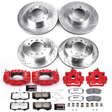 Power Stop Z36 Truck & Tow Front and Rear Kit w/Cals For 2003-09 Toyota 4Runner - KC2422-36