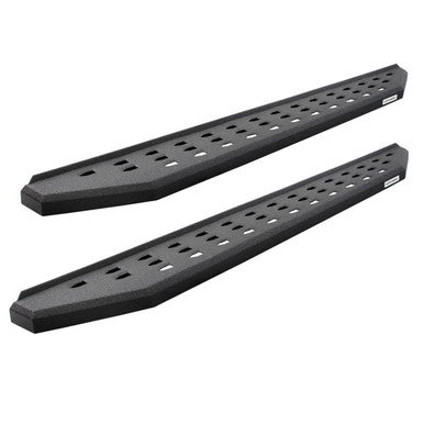 Go Rhino 2022 Toyota Tundra DC Kit w/RB20 Running Board + Brkts + 4 RB20 Drop Steps - Bedliner Coat - 6944358020T