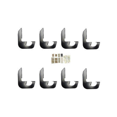 Westin 2004-2014 Ford F-150 SuperCab (Excl Heritage) Running Board Mount Kit - Black - 27-1525