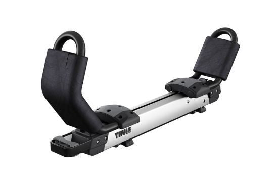 Thule Hullavator Aluminum Pro Kayak Rack w/ Lift Assist - Black/Silver - 898010