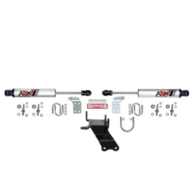 Skyjacker 18-24 Jeep Gladiator JL ADX 2.0 Dual Stabilizer Kit w/ CNC Machined Polished Alum. - 2207
