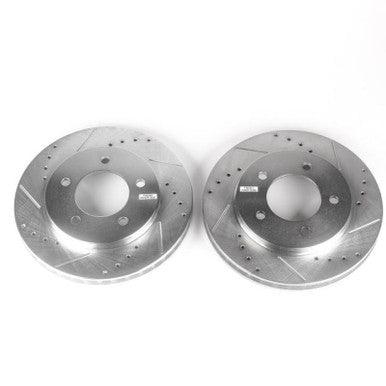 Power Stop 97-02 Ford Expedition Front Evolution Drilled & Slotted Rotors - Pair - AR8558XPR
