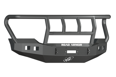 Road Armor 11-16 Ford F-250 Stealth Front Winch Bumper w/Titan II Standard Flare - Tex Blk - 611R2B