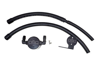 J&L 07-21 Toyota Tundra 5.7L Driver Side Oil Separator 3.0 - Black Anodized - 3105D-B