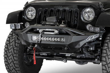 Addictive Desert Designs 07-18 Jeep Wrangler JK Stealth Fighter Front Bumper w/ Winch Mount - F951232080103