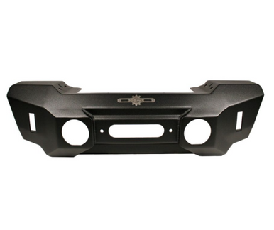 Rock Slide 07-18 Jeep Wrangler JK Big Sky Aluminum Stubby Front Bumper w/ Winch Plate - FB-S-300-JK