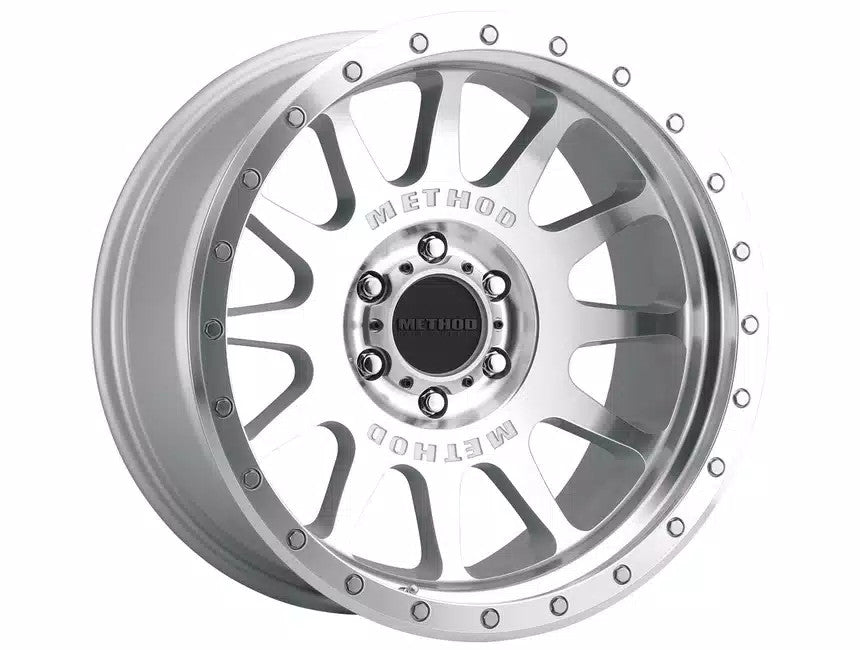 Method MR605 NV 20x10 -24mm Offset 8x180 124.1mm CB Machined Clear Coat Wheel - MR60521088324N