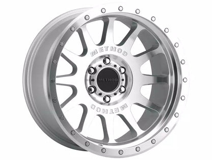 Method MR605 NV 20x10 -24mm Offset 8x180 124.1mm CB Machined Clear Coat Wheel - MR60521088324N