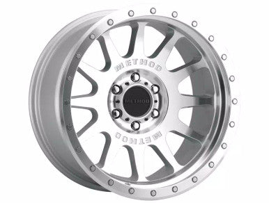 Method MR605 NV 20x10 -24mm Offset 8x180 124.1mm CB Machined Clear Coat Wheel - MR60521088324N