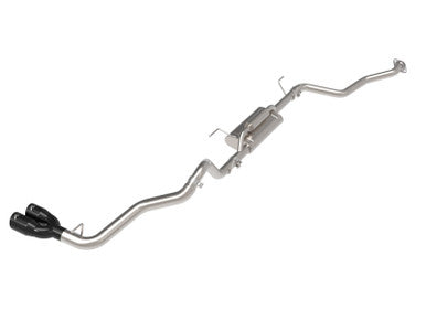 aFe Vulcan Series 2-1/2 IN to 3 IN 304 Stainless Steel Cat-Back Exhaust System w/ Black Tip For 2024-25 Toyota Tacoma - 49-36078-B