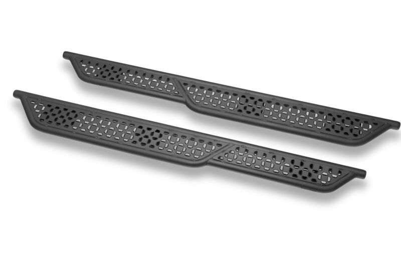 RealTruck Growler Sport Running Boards For 2022+ Toyota Tundra CrewMax Cab - Textured Black - Layout