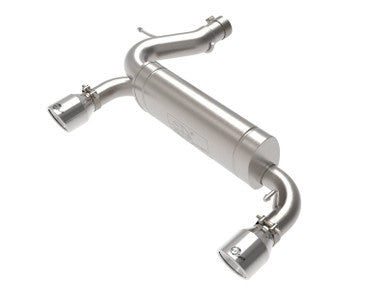 aFe Vulcan 3in 304 SS Axle-Back Exhaust 2021+ Ford Bronco L4-2.3L (t)/V6-2.7L (tt) w/ Polished Tips - 49-33137-P