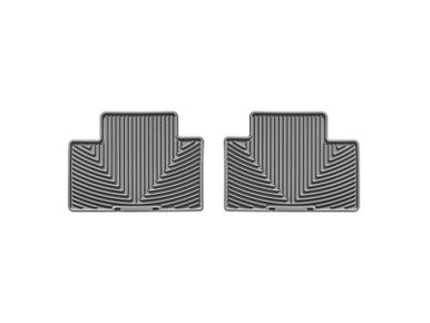 WeatherTech 05-13 Toyota Tacoma Crew Cab Rear Rubber Mats - Grey - W136GR