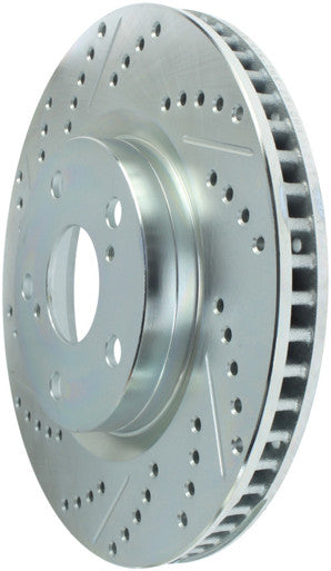 StopTech Select Sport 11-16 Toyota Avalon/ 11-17 Camry SportStop Slotted & Drilled Right Front Rotor - 227.44146R