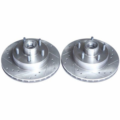 Power Stop Evolution Drilled & Slotted Front Rotors For 1995-97 Ford Ranger - Pair - AR8548XPR