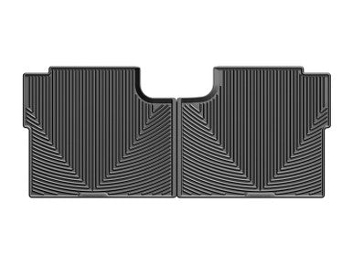 WeatherTech 2015+ Ford F-150 SuperCrew Rear Rubber Mats - Black - W346