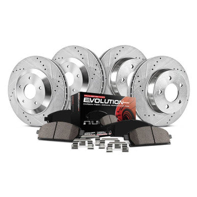 Power Stop Z23 Evolution Sport Front and Rear Brake Upgrade Kit For 2021-24 Ford F-150 - K8803