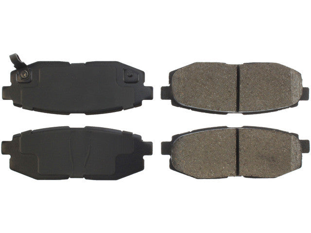 PosiQuiet 2008 Subaru Tribeca Ceramic Rear Brake Pads - 105.11240