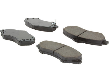 PosiQuiet 07-12 Jeep Wrangler Ceramic Front Brake Pads - 105.12730