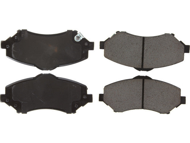 PosiQuiet 07-12 Jeep Wrangler Ceramic Front Brake Pads - 105.12730