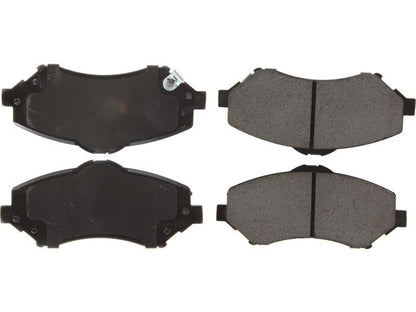 PosiQuiet 07-12 Jeep Wrangler Ceramic Front Brake Pads - 105.12730