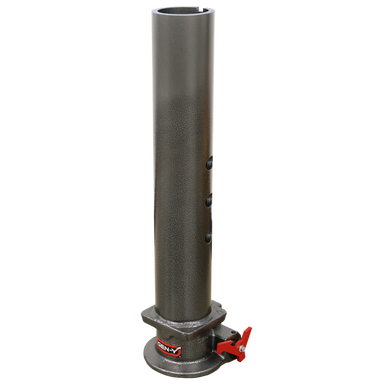 Gen-Y Viking 4in Round Tube Gooseneck Static Hitch w/SnapLatch 2-5/16in Coupler 8.5K TW 30K - GH-7102