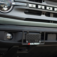License Plate Relocate Kit - Ford Bronco, Standard Plastic  Bumper, 2021+