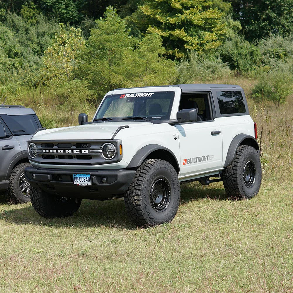 License Plate Relocate Kit - Ford Bronco, Standard Plastic  Bumper, 2021+ - Installed
