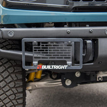 BuiltRight Industries Bronco License Plate Mount for 2021+ Ford Bronco with Modular Steel Bumper