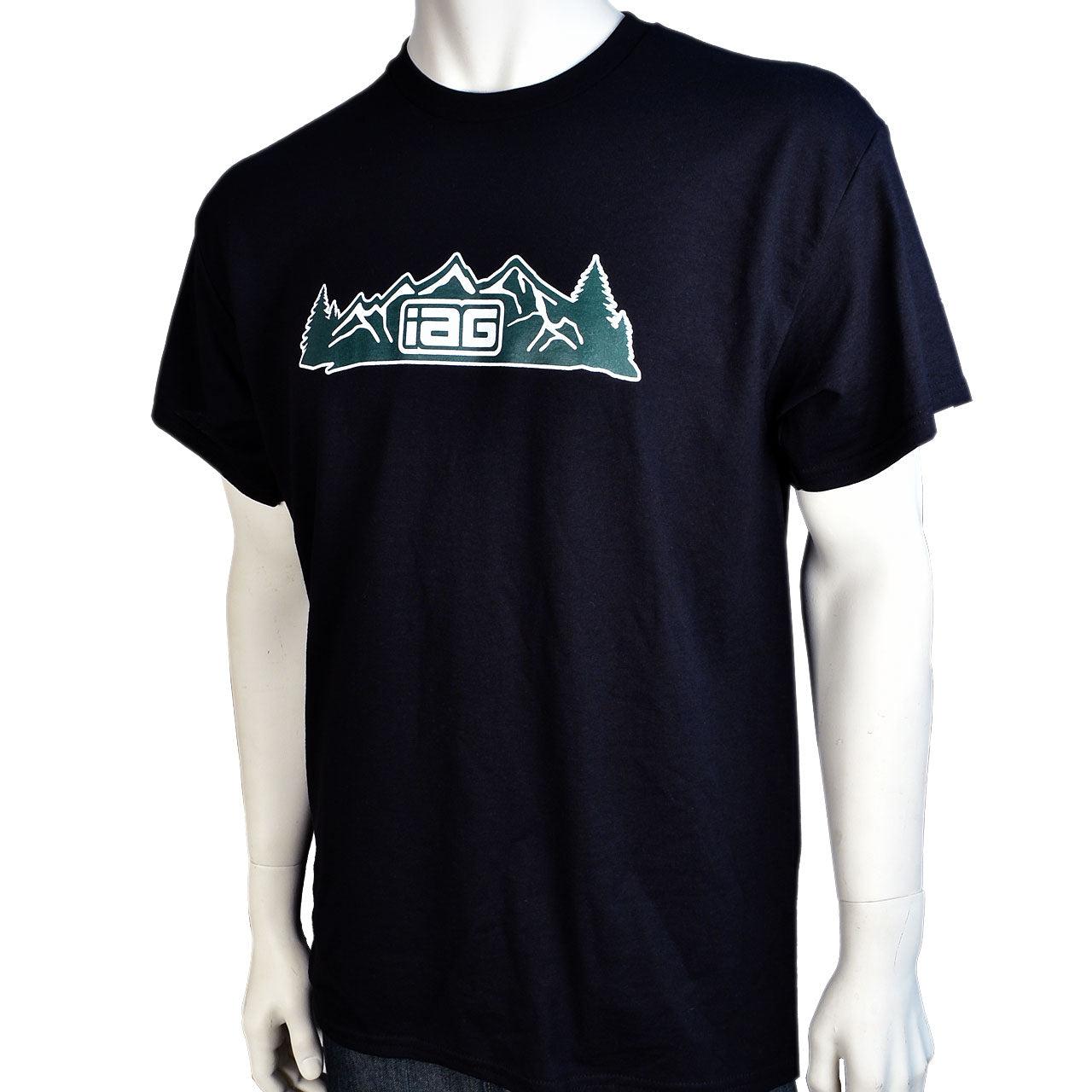 IAG Men's Mountain Logo Black T-Shirt